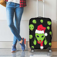 Alien Christmas Luggage Cover Xmas Holiday Patterns - Wonder Print Shop