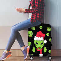 Alien Christmas Luggage Cover Xmas Holiday Patterns - Wonder Print Shop