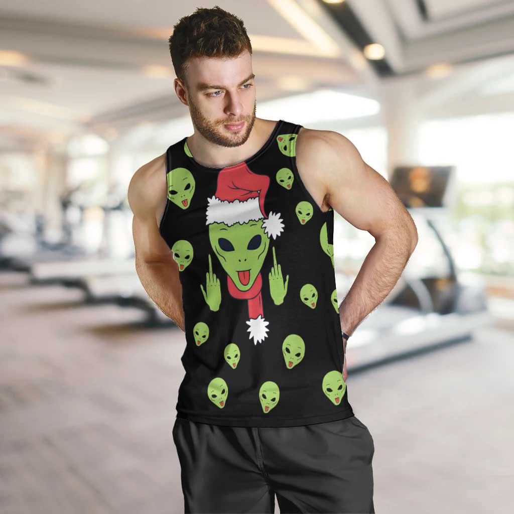 Alien Christmas Men Tank Top Xmas Holiday Patterns - Wonder Print Shop
