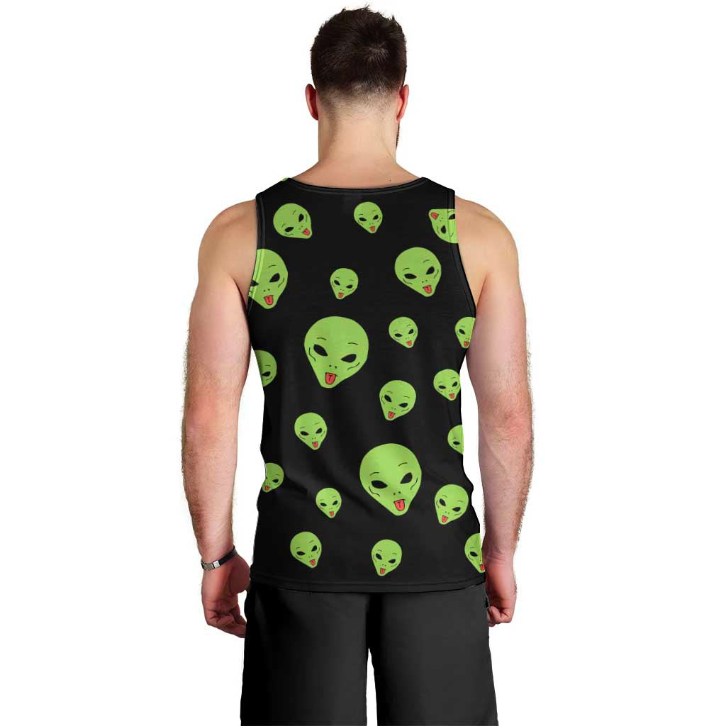 Alien Christmas Men Tank Top Xmas Holiday Patterns - Wonder Print Shop