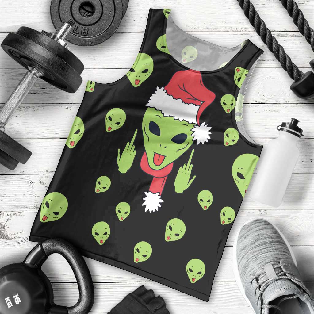 Alien Christmas Men Tank Top Xmas Holiday Patterns - Wonder Print Shop