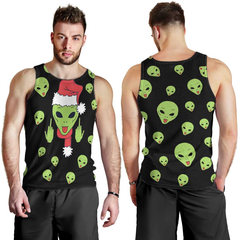 Alien Christmas Men Tank Top Xmas Holiday Patterns - Wonder Print Shop