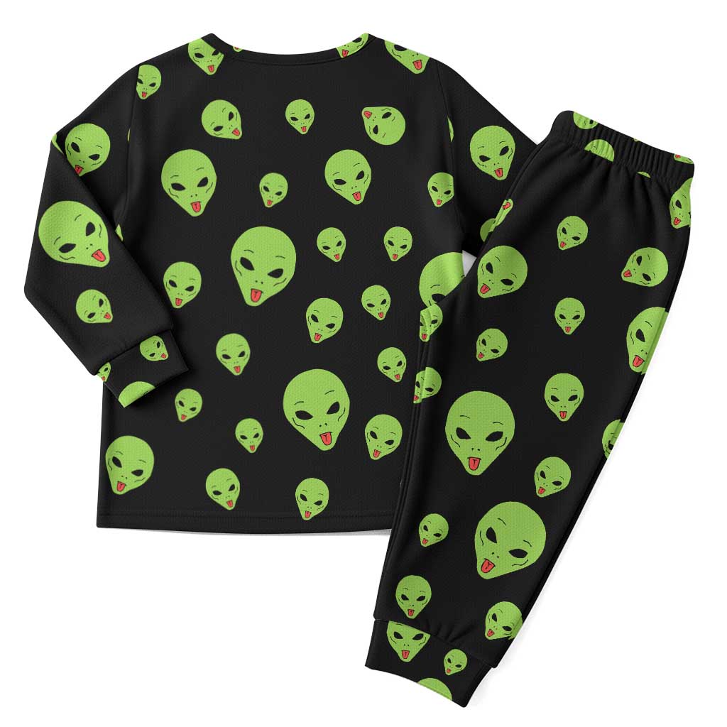 Alien Christmas Pajama Set Xmas Holiday Patterns - Wonder Print Shop