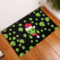 Alien Christmas Rubber Doormat Xmas Holiday Patterns - Wonder Print Shop