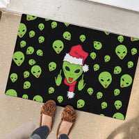 Alien Christmas Rubber Doormat Xmas Holiday Patterns - Wonder Print Shop
