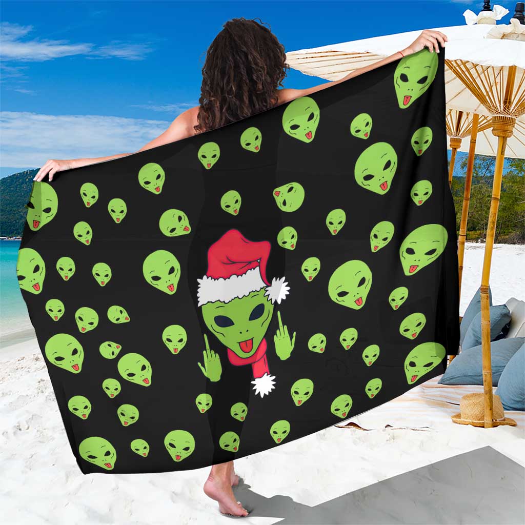 Alien Christmas Sarong Xmas Holiday Patterns - Wonder Print Shop