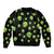 Alien Christmas Sleeve Zip Bomber Jacket Xmas Holiday Patterns - Wonder Print Shop