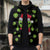 Alien Christmas Sleeveless Puffer Jacket Xmas Holiday Patterns - Wonder Print Shop