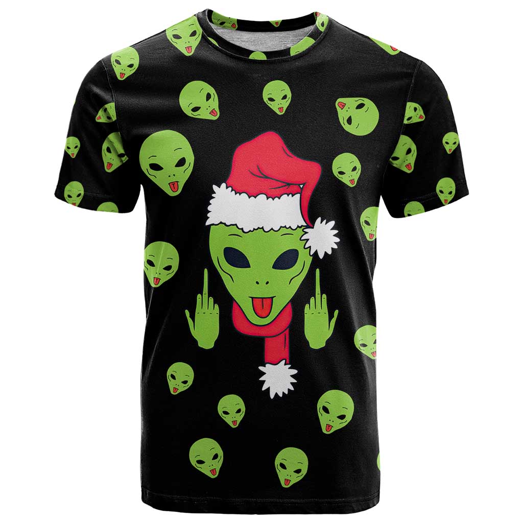 Alien Christmas T Shirt Xmas Holiday Patterns - Wonder Print Shop