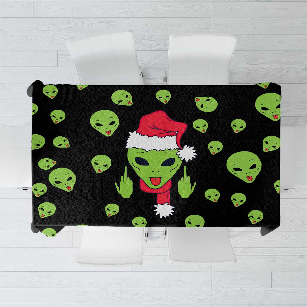Alien Christmas Tablecloth Xmas Holiday Patterns - Wonder Print Shop