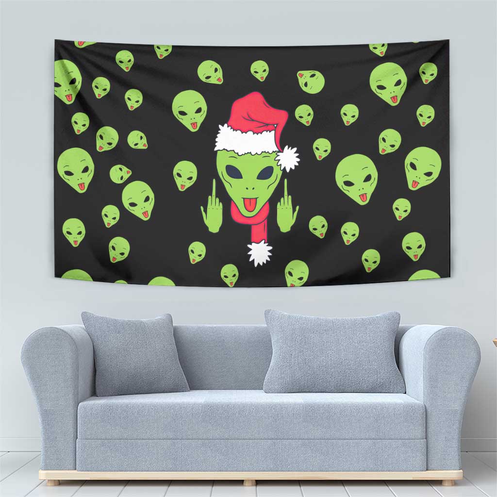 Alien Christmas Tapestry Xmas Holiday Patterns - Wonder Print Shop