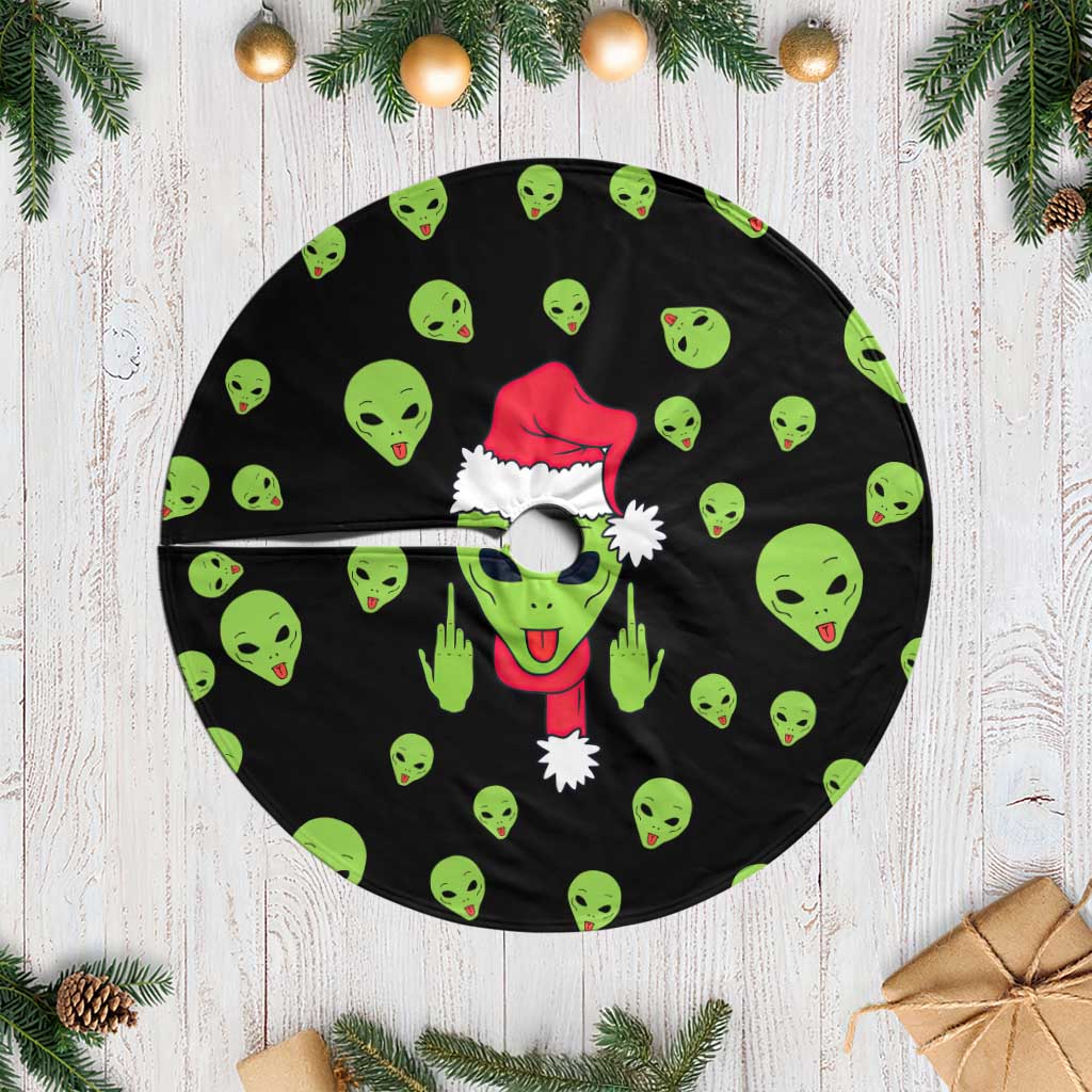 Alien Christmas Tree Skirt Xmas Holiday Patterns - Wonder Print Shop