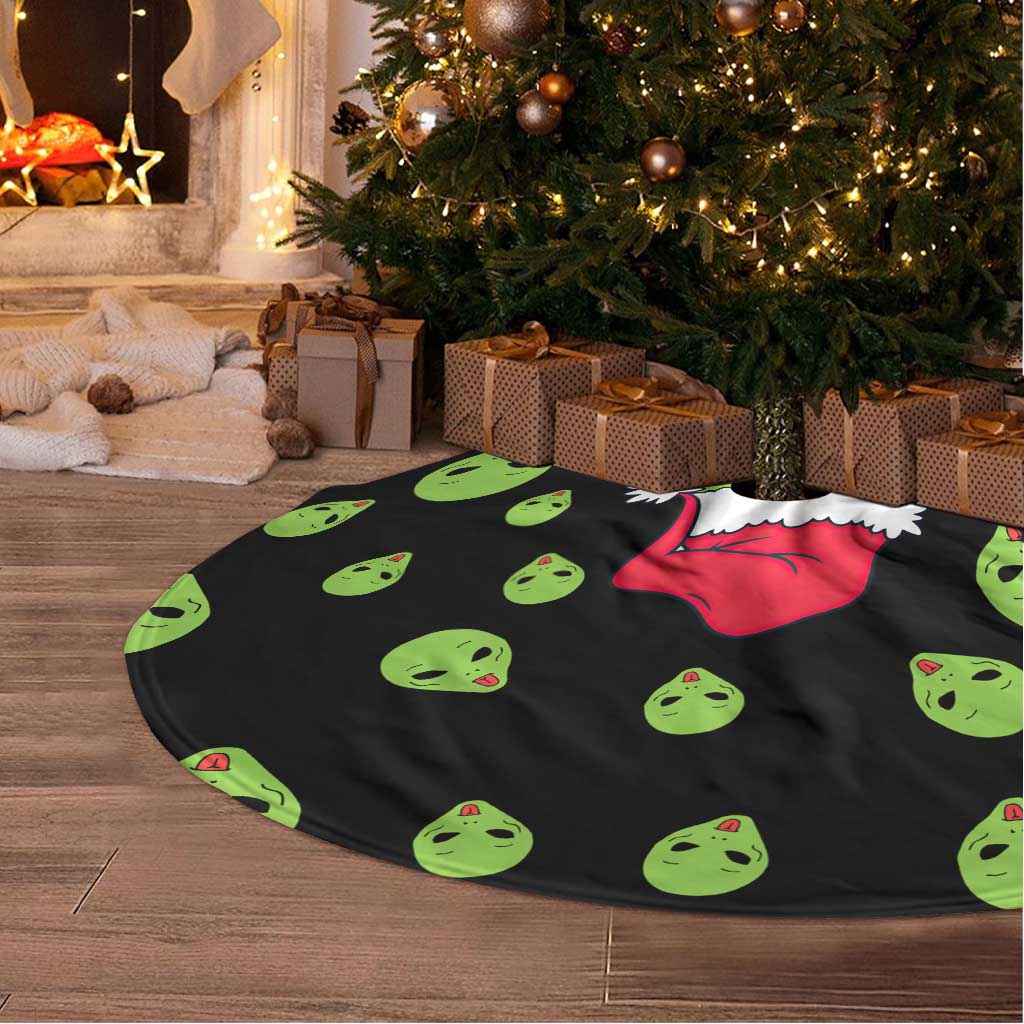 Alien Christmas Tree Skirt Xmas Holiday Patterns - Wonder Print Shop