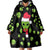 Alien Christmas Wearable Blanket Hoodie Xmas Holiday Patterns - Wonder Print Shop