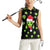 Alien Christmas Women Sleeveless Polo Shirt Xmas Holiday Patterns - Wonder Print Shop