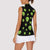 Alien Christmas Women Sleeveless Polo Shirt Xmas Holiday Patterns - Wonder Print Shop