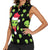 Alien Christmas Women Sleeveless Polo Shirt Xmas Holiday Patterns - Wonder Print Shop