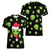 Alien Christmas Women V-Neck T-Shirt Xmas Holiday Patterns - Wonder Print Shop