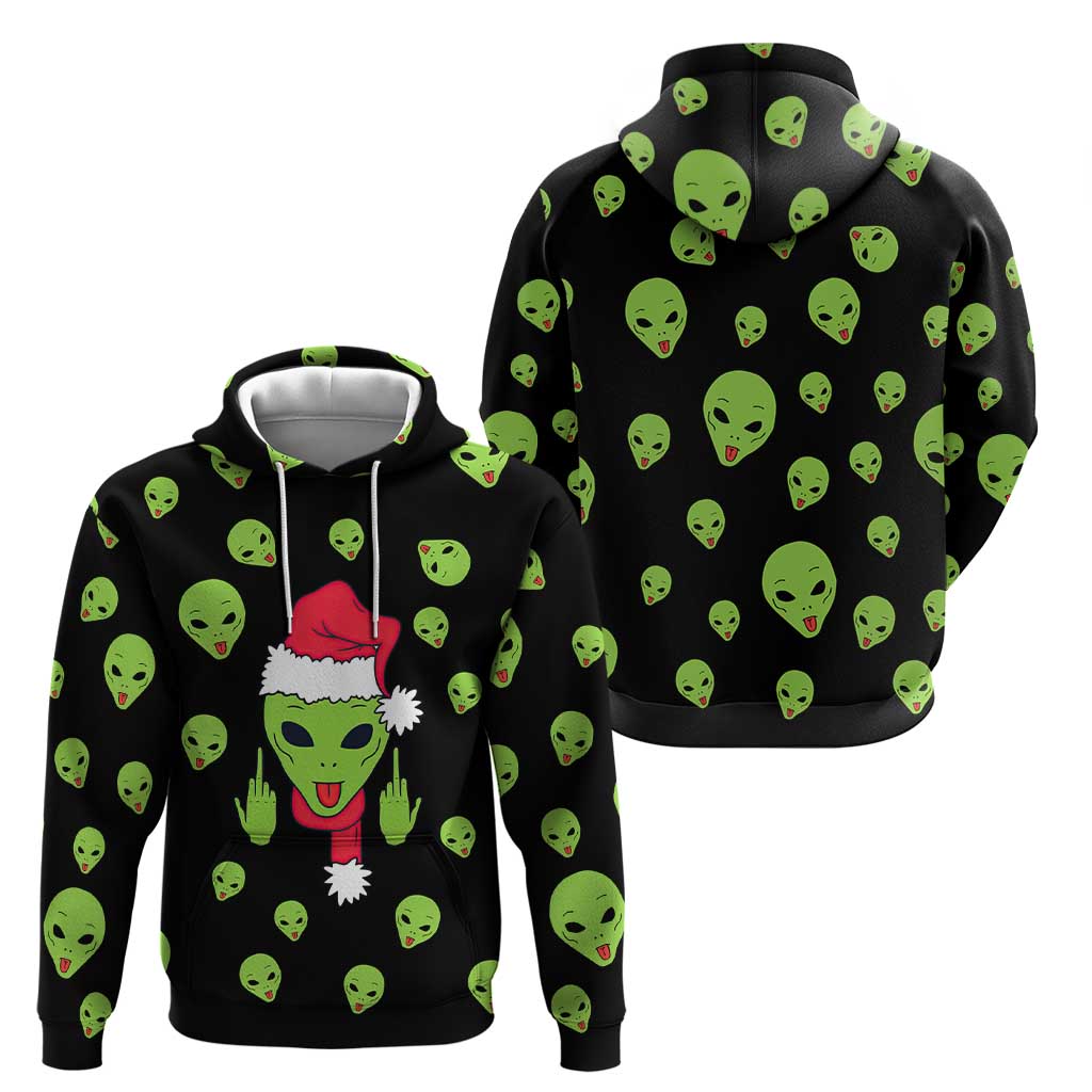 Alien Christmas Zip Hoodie Xmas Holiday Patterns - Wonder Print Shop