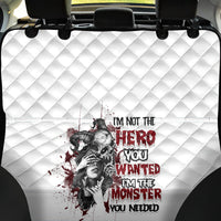 I'm Not The Hero You Wanted Back Car Seat Cover - Wonder Print Shop