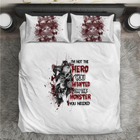 I'm Not The Hero You Wanted Bedding Set - Wonder Print Shop