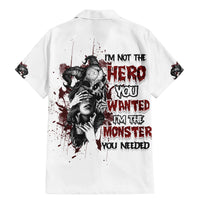 I'm Not The Hero You Wanted Family Matching Mermaid Dress and Hawaiian Shirt - Wonder Print Shop