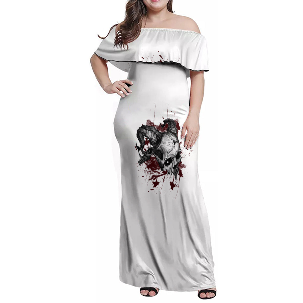 I'm Not The Hero You Wanted Family Matching Off Shoulder Maxi Dress and Hawaiian Shirt - Wonder Print Shop