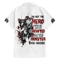 I'm Not The Hero You Wanted Family Matching Puletasi Dress and Hawaiian Shirt - Wonder Print Shop