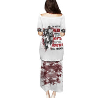 I'm Not The Hero You Wanted Family Matching Puletasi Dress and Hawaiian Shirt - Wonder Print Shop