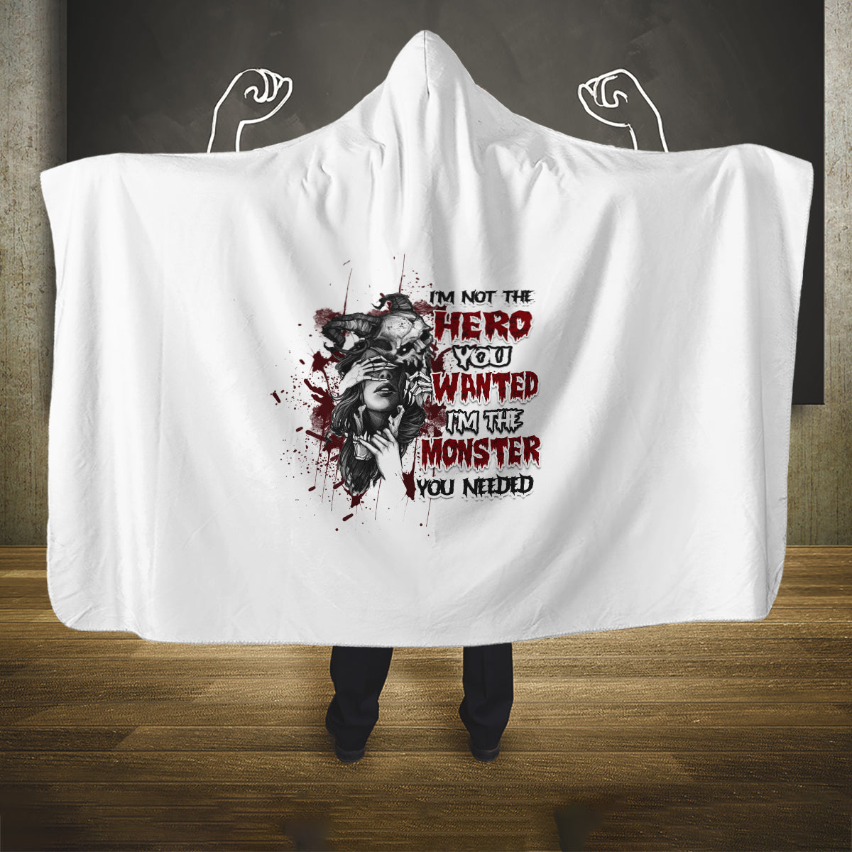 im-not-the-hero-you-wanted-hooded-blanket