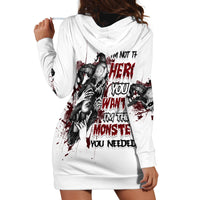 I'm Not The Hero You Wanted Hoodie Dress - Wonder Print Shop