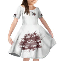 I'm Not The Hero You Wanted Kid Short Sleeve Dress - Wonder Print Shop