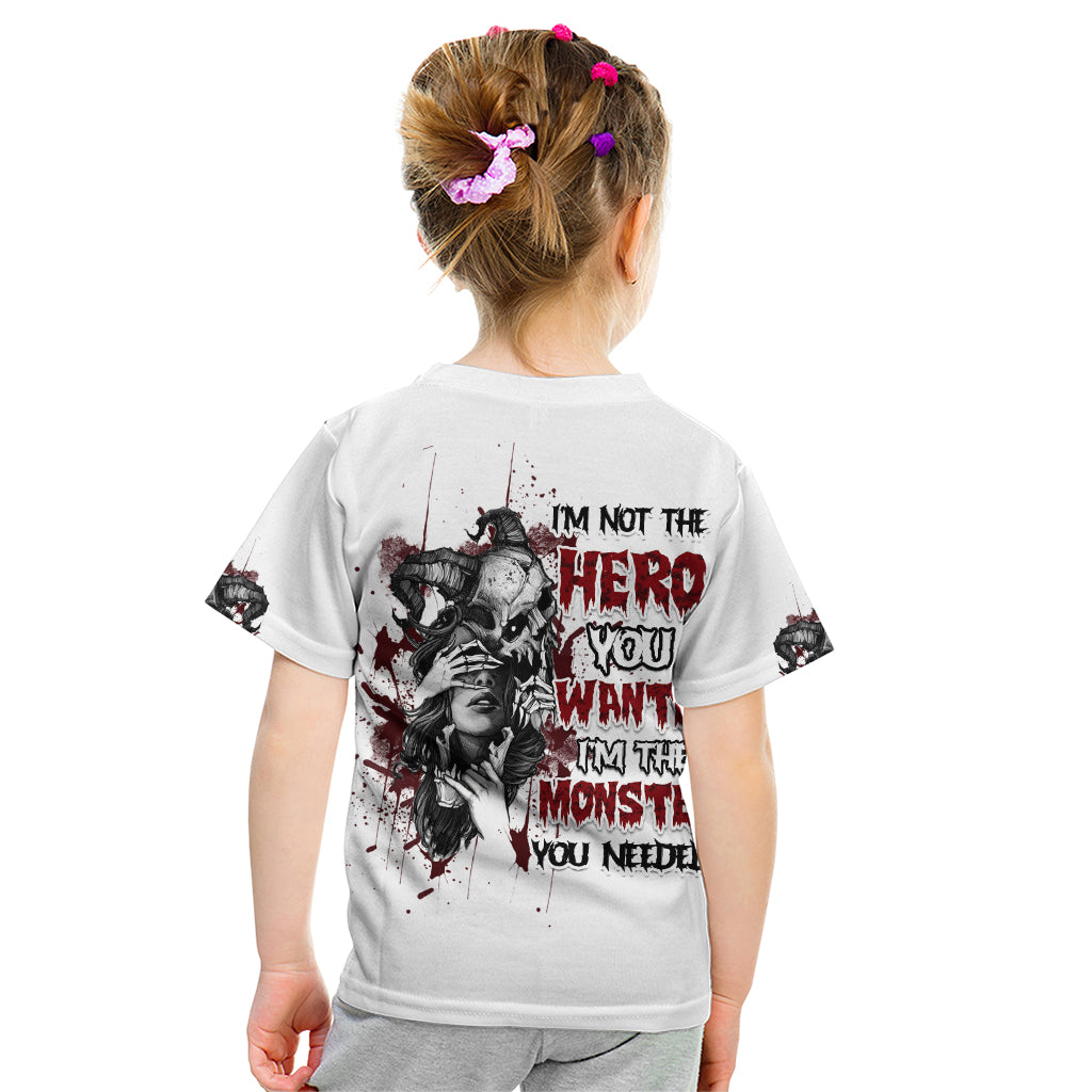 I'm Not The Hero You Wanted Kid T Shirt - Wonder Print Shop