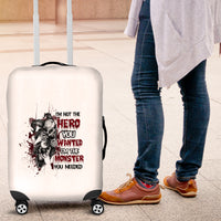 I'm Not The Hero You Wanted Luggage Cover - Wonder Print Shop