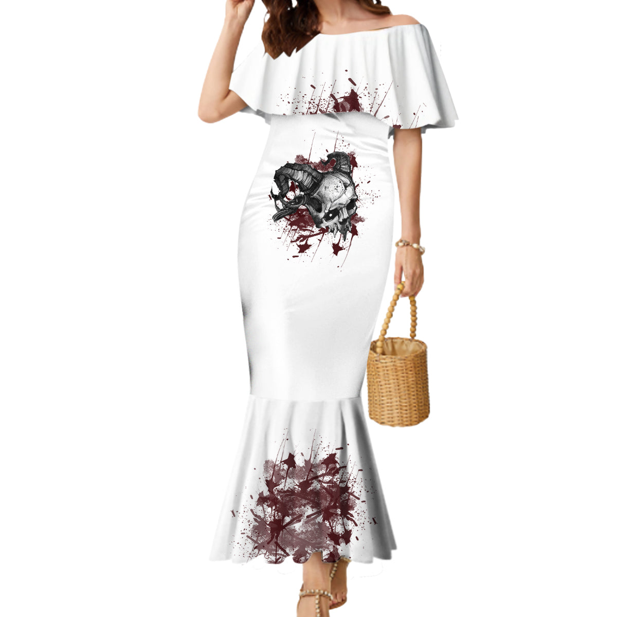 I'm Not The Hero You Wanted Mermaid Dress - Wonder Print Shop