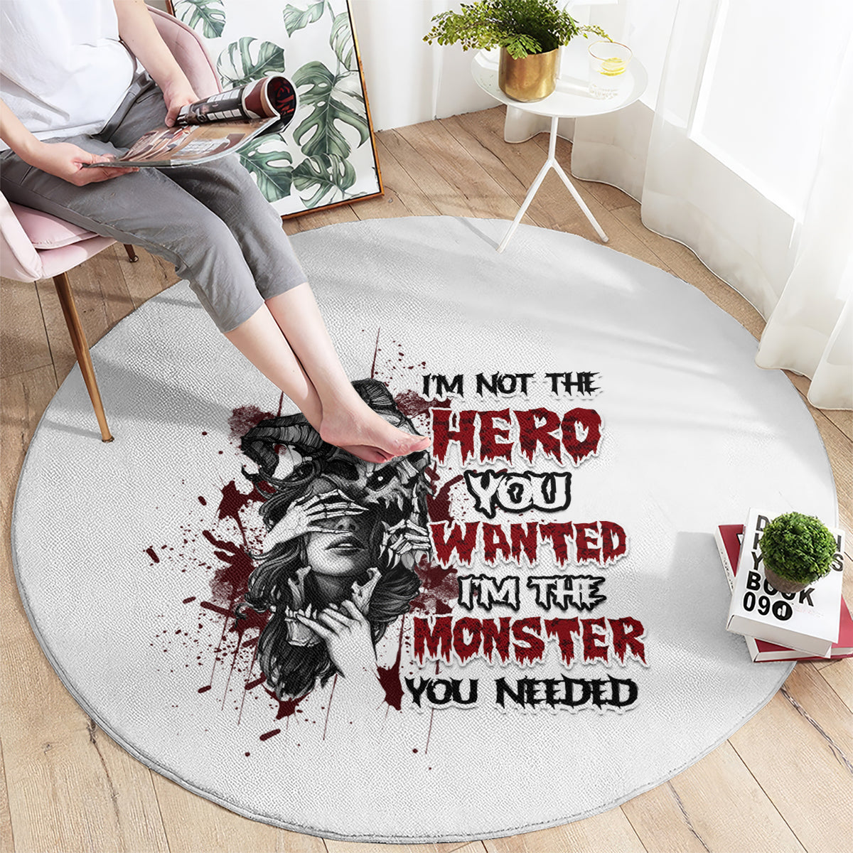 im-not-the-hero-you-wanted-round-carpet