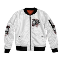 I'm Not The Hero You Wanted Sleeve Zip Bomber Jacket - Wonder Print Shop