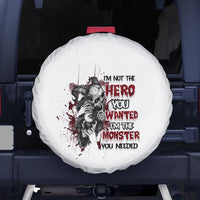 I'm Not The Hero You Wanted Spare Tire Cover - Wonder Print Shop