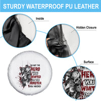 I'm Not The Hero You Wanted Spare Tire Cover - Wonder Print Shop