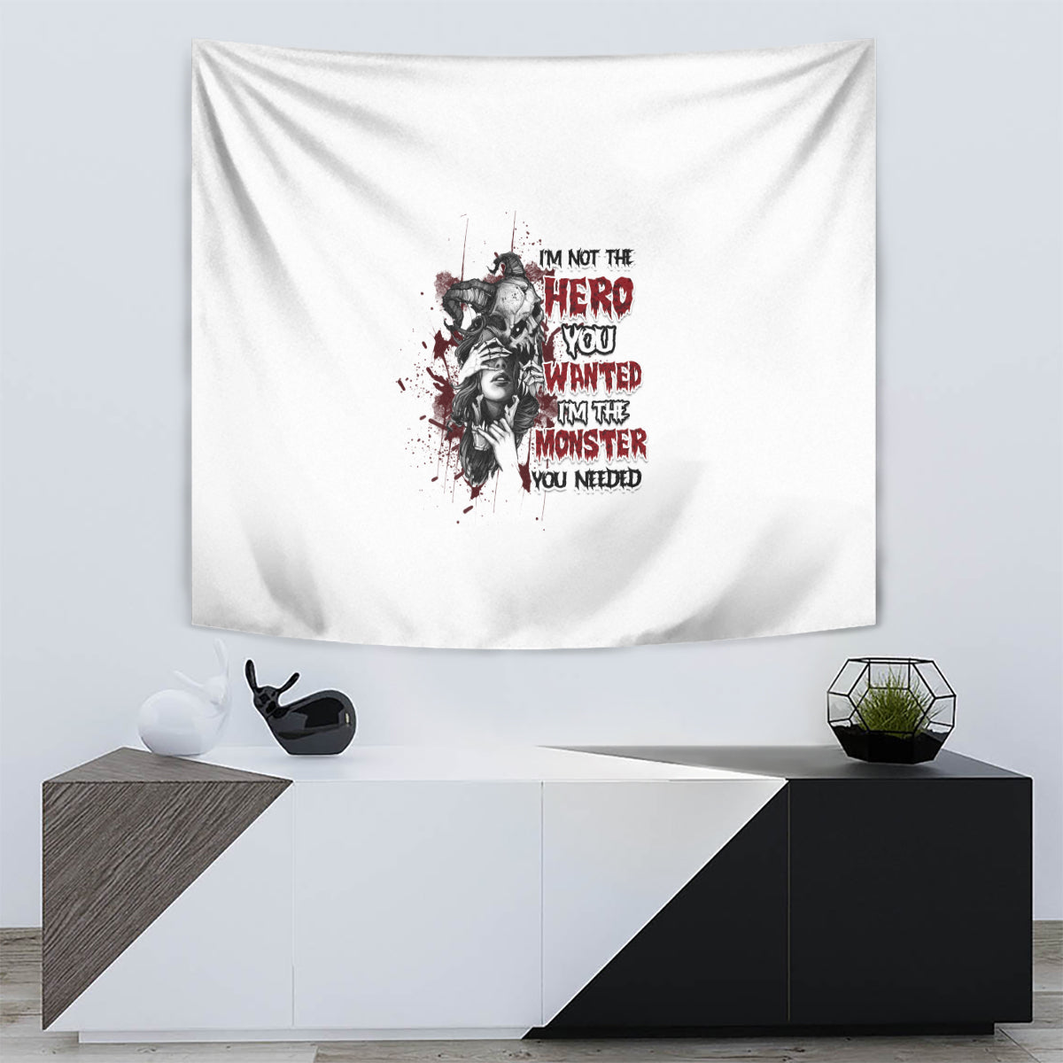 I'm Not The Hero You Wanted Tapestry - Wonder Print Shop