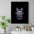 Skull Wings Roses - Zero Fuck Given Canvas Wall Art - Wonder Print Shop