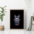Skull Wings Roses - Zero Fuck Given Canvas Wall Art - Wonder Print Shop