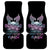 Skull Wings Roses - Zero Fuck Given Car Mats - Wonder Print Shop