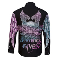 Skull Wings Roses - Zero Fuck Given Family Matching Mermaid Dress and Hawaiian Shirt - Wonder Print Shop