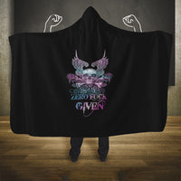 skull-wings-roses-zero-fuck-given-hooded-blanket