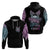 Skull Wings Roses - Zero Fuck Given Hoodie - Wonder Print Shop
