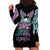 Skull Wings Roses - Zero Fuck Given Hoodie Dress - Wonder Print Shop