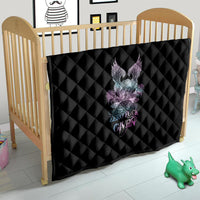 Skull Wings Roses - Zero Fuck Given Quilt - Wonder Print Shop