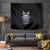 Skull Wings Roses - Zero Fuck Given Tapestry - Wonder Print Shop