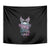 Skull Wings Roses - Zero Fuck Given Tapestry - Wonder Print Shop